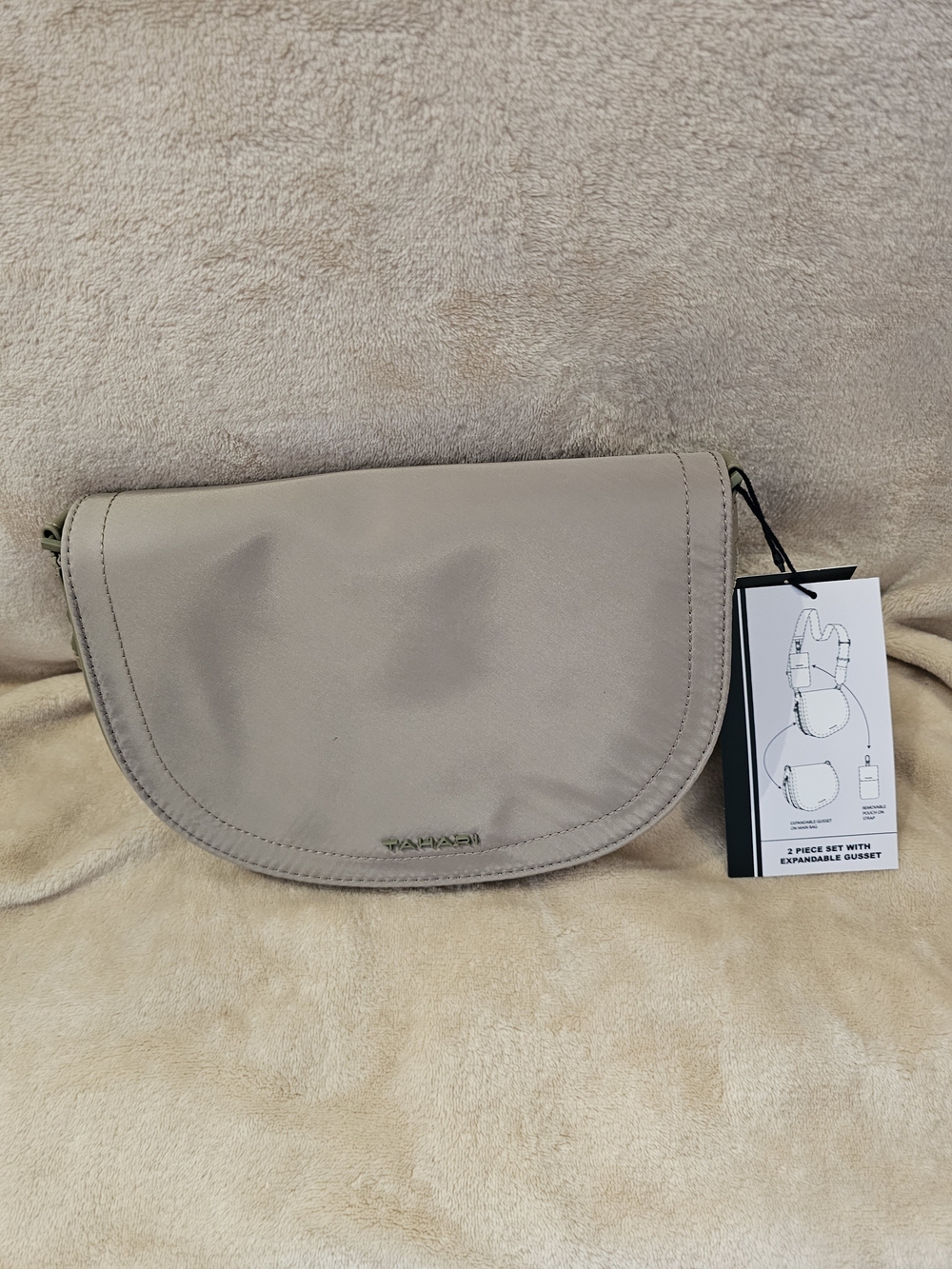 Tahari Olivw/Cargo Nylon Expandable Set - NWT